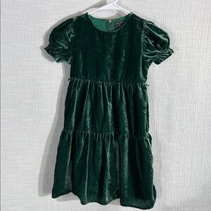 crewcuts christmas dress J. Crew CrewCuts Christmas Dress Girls Size 4 Jeweled Neck Red